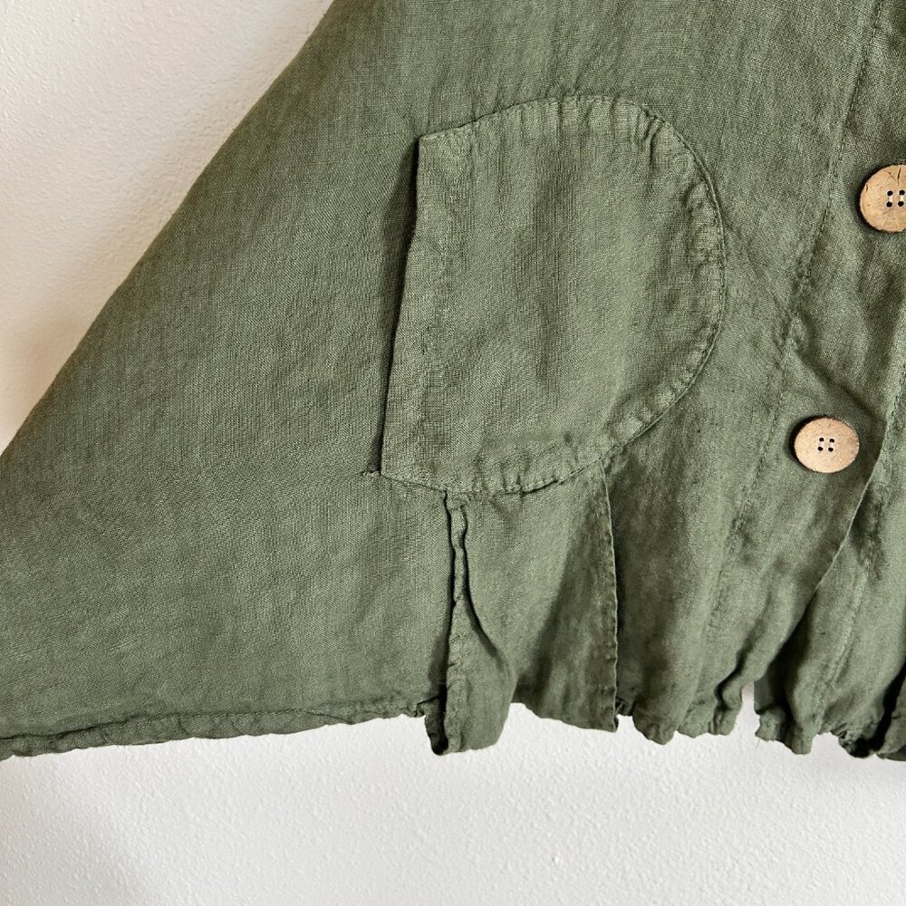 100% Linen Swing Jacket - Picture 5 of 13